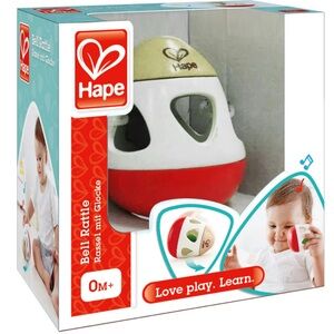 Hape Red and White Bell Rattle